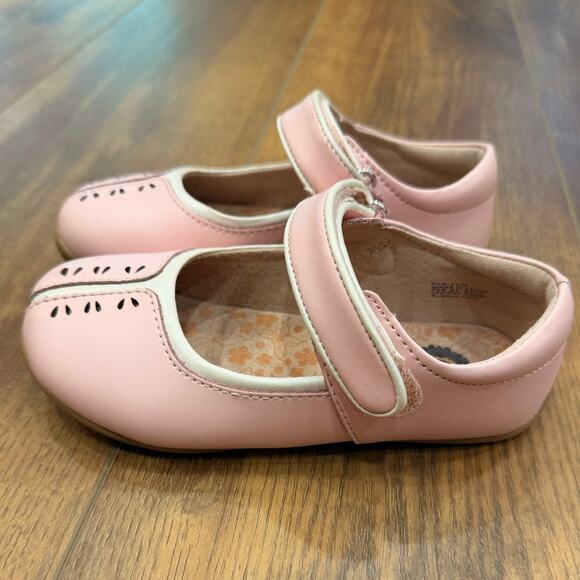 Livie & Luca Girl's Sage Hook and Loop Mary Jane Shoe Light Pink size 11 - Picture 1 of 6